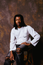 Load image into Gallery viewer, STRIPED GREY TEE
